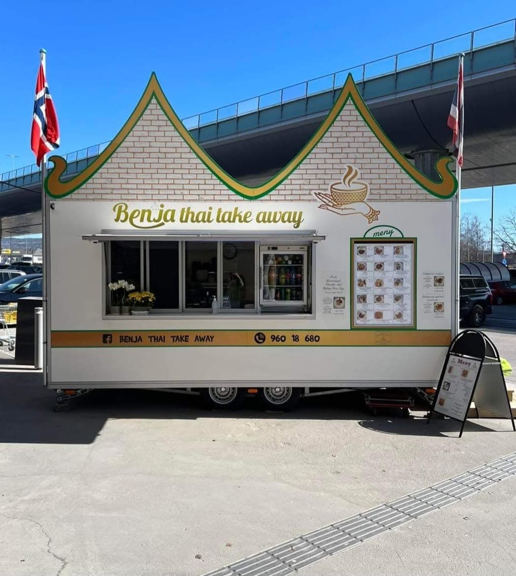Benja Thai Take Away matvogn ved CC Senteret i Drammen